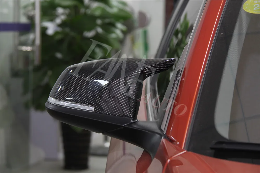 Real Carbon Fiber M3 M4 Style Rear View Side Mirror Cover For BMW F20 F21 F22 F23 F30 F31 F32 F33 F36 X1 E84 F87 M2