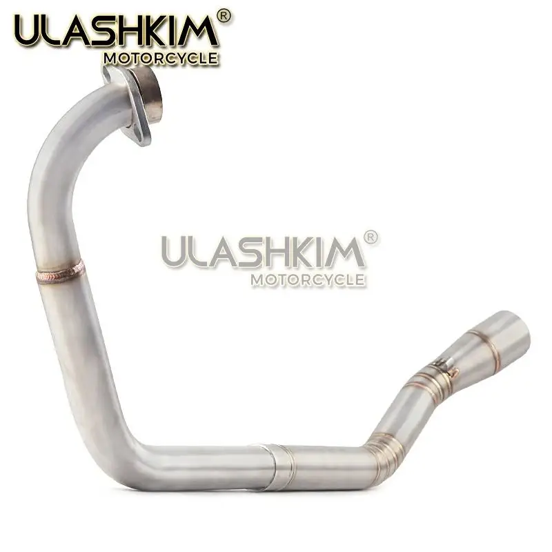 Motorcycle Full Exhaust Escape System Modifed Middle Link Pipe Slip On For Yamaha YZF R15 MT15 V1 V2 V3 R125 2008-2019 MT 125