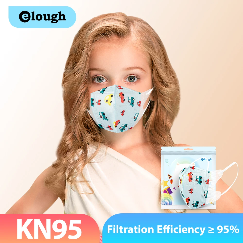 Masque 3D FPP2 pour enfants de 3 à 8 ans, KN95, FFP2, pour enfants