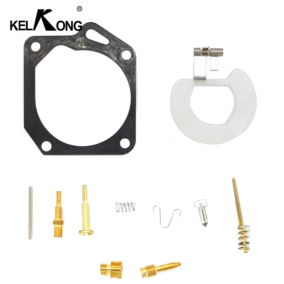 KELKONG Carburetor Rebuild Kit For PZ19 PZ19J  Repair Kit for Scooter Moped Jog50 Jog90 1E40QMB 1PE40QMB E-TON Polaris accessori