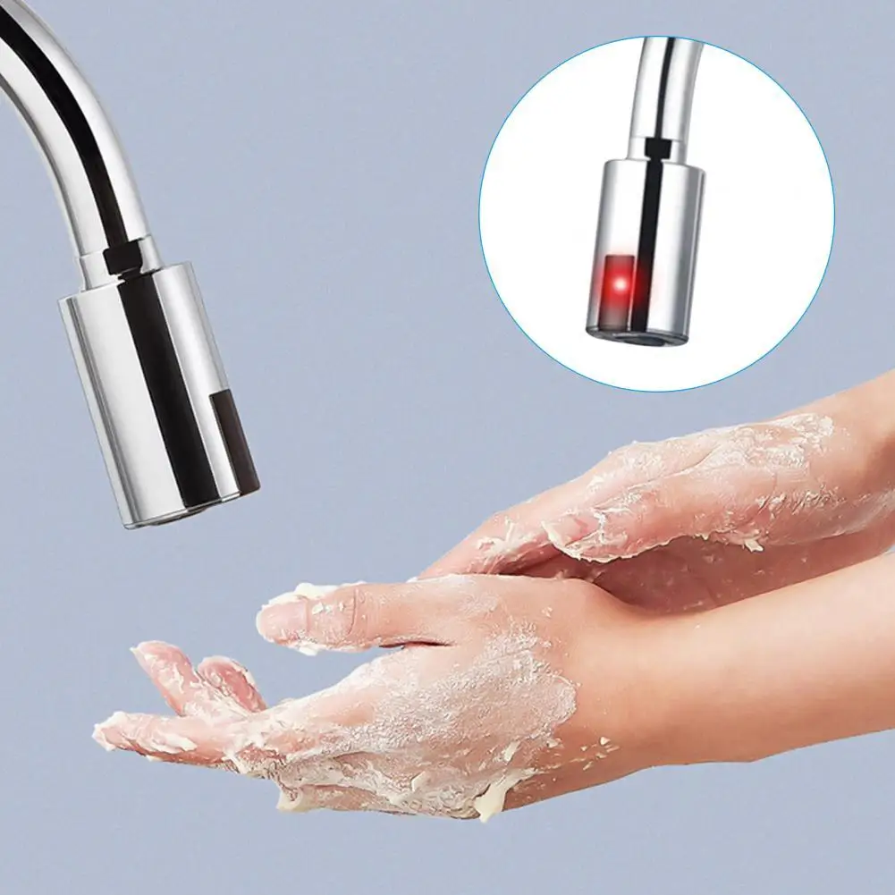 ABS  Eye-catching Non-contact Infrared Sensing Water Saving ABS Tap Practical Water Saving Faucet Portable   for Hotel
