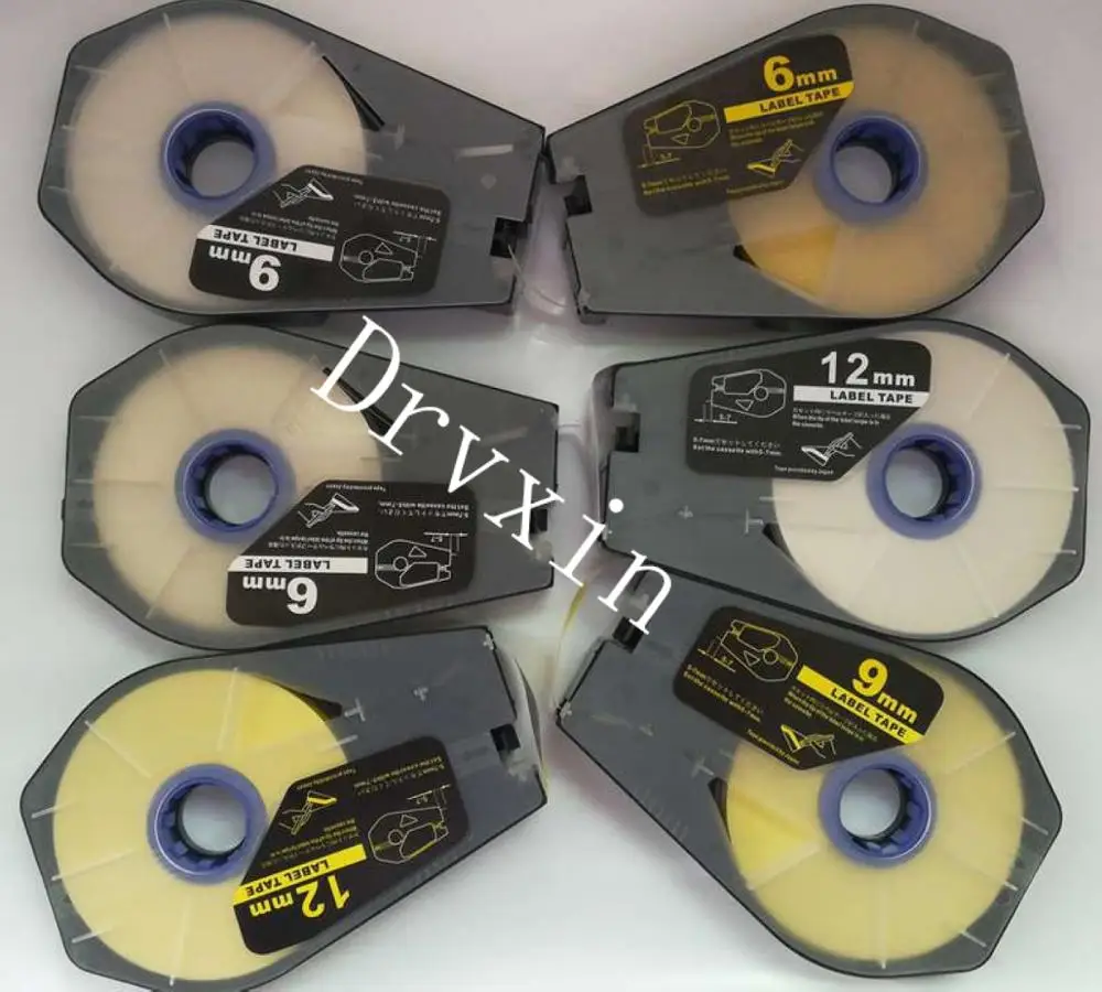 TM-1112Y de cassette d'étiquette IL Mk2500 (12mm + jaune) pour l'imprimante d'identification de câble d'imprimante à ruban, uy1500, uy2100, m-1pro IV, uy2600