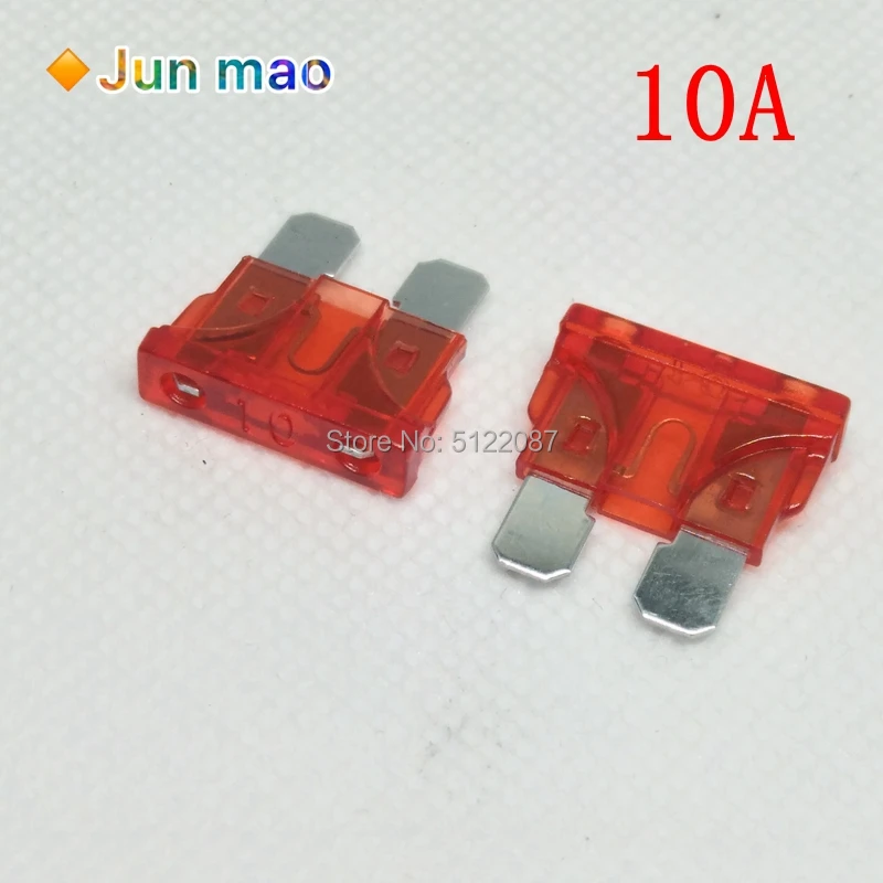 30Pcs Standard Auto Blade Fuse for Car 5 10 15 20 25 30 AMP Car Fuse Auto Fuse White Yellow Red Blue Orange Green