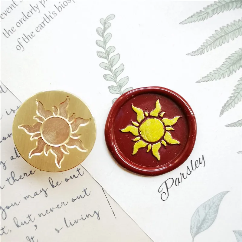 The sun wax seal stamp/sun wax sealing kit/the sun wedding wax sealing kit /wedding wax stamp box set