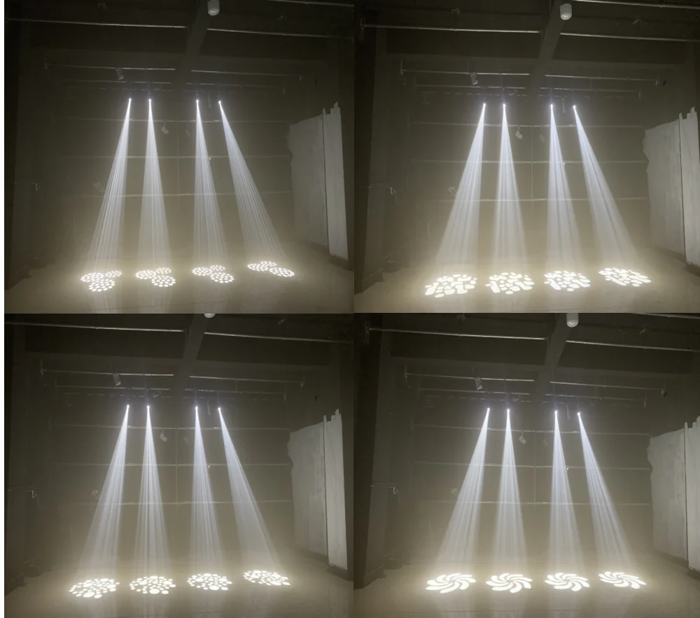 Imagem -03 - Mini Led Moving Head Spot Light dj Beam Wash Stage Effect Light Gobo Cores 75w 60w