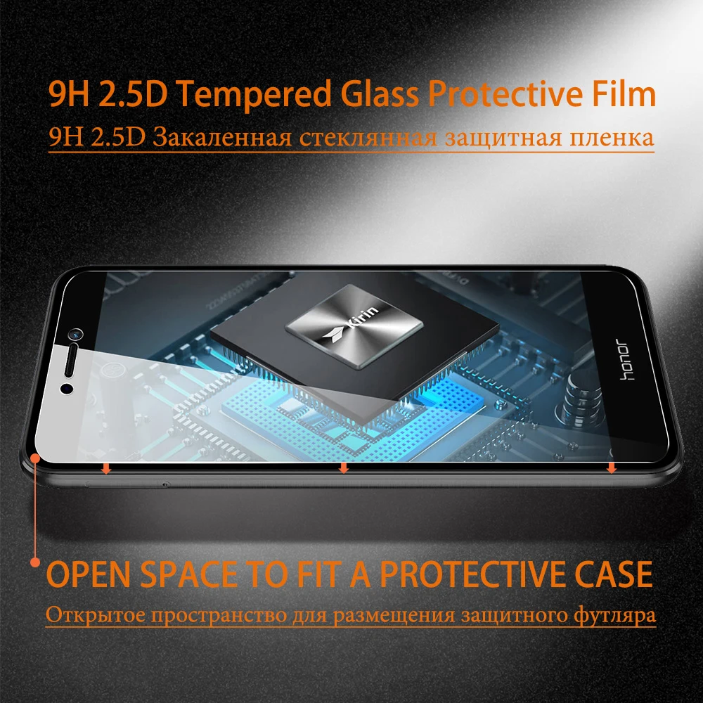 3Pcs 9H tempered glass for huawei honor 7A 7C pro honor 7 7S protective film phone screen protector smartphone on the glass