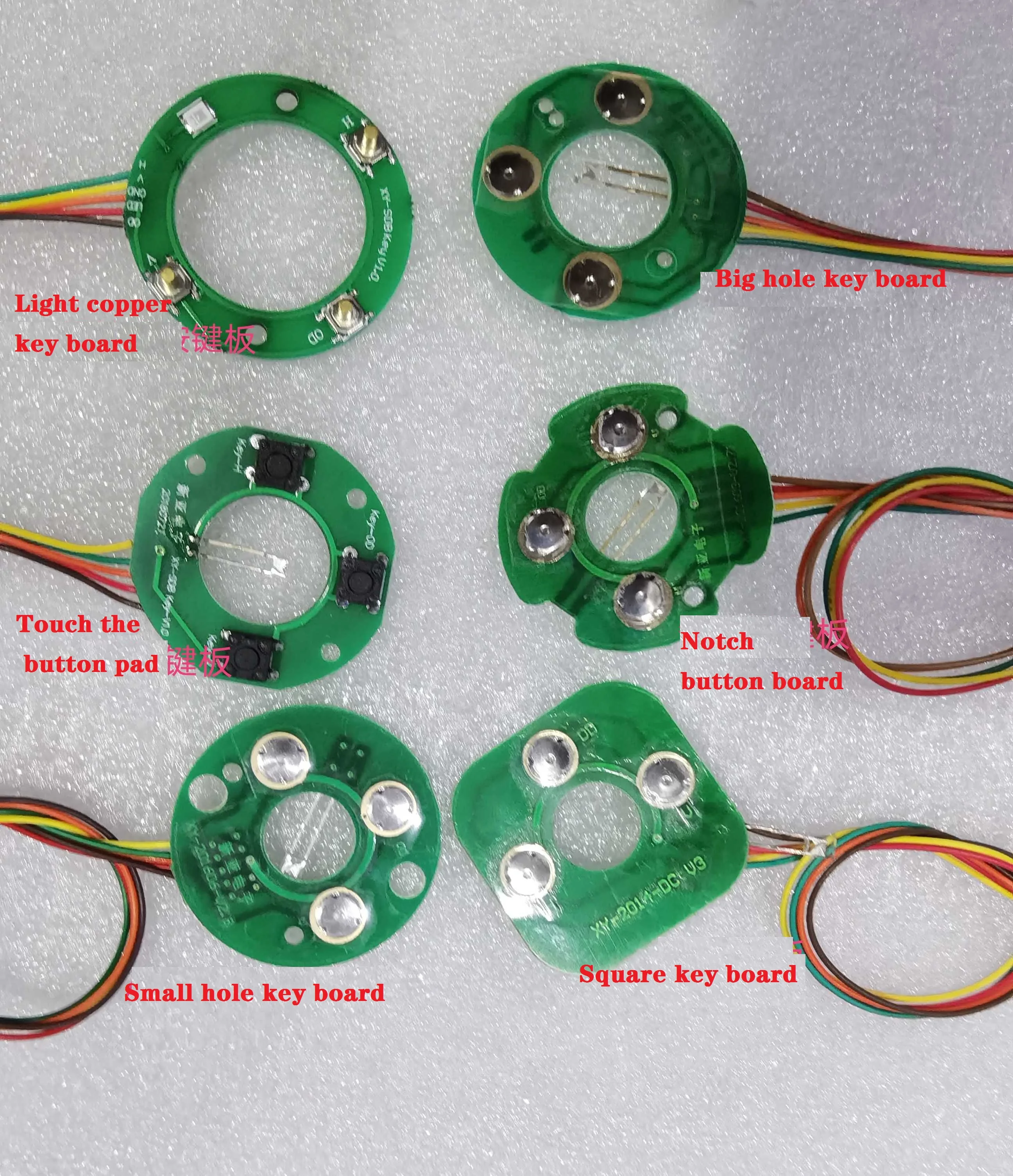 1Pcs 2 Wire 3 Wire 5 Wire Level Meter Circuit Board Green Blue Red Light Control Board PCB Development Proofing Welding