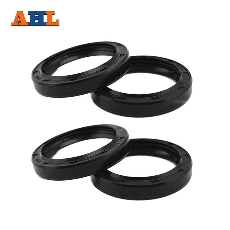 AHL 2 pairs Motorcycle Front Fork Damper oil seals for YAMAHA WR200 YZ125 FZR1000 XVS1100 XVS650 YZF600R Burgman Shock absorber