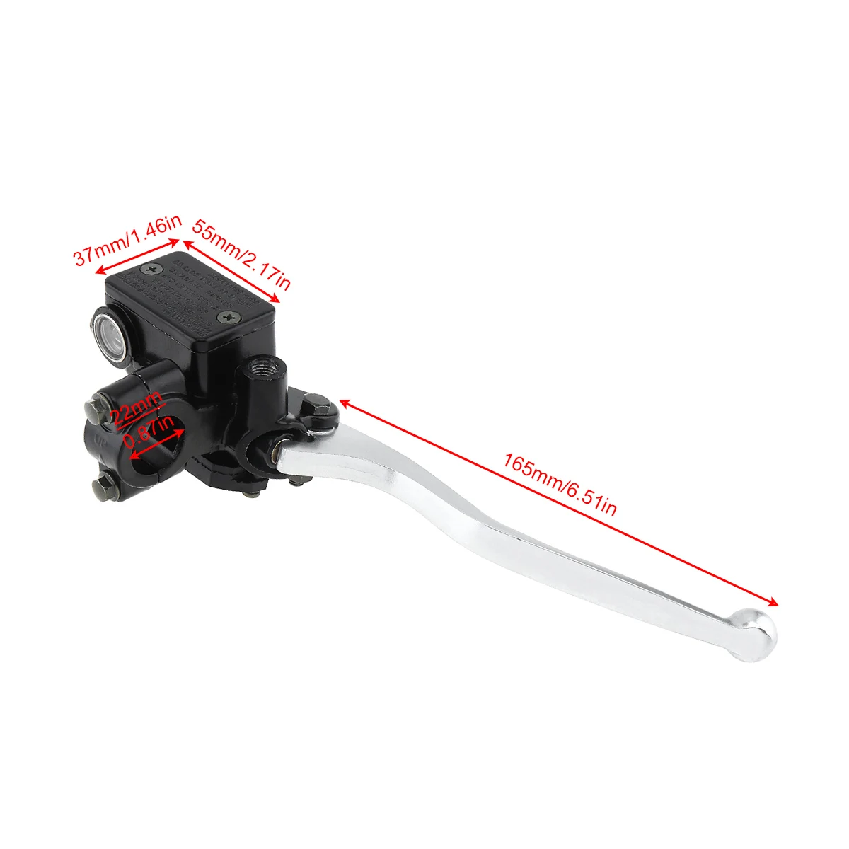 22MM M8/M10 Motorfiets Bovenste Voorrem Koppeling Hoofdremcilinder CNC Koppeling Pomp Reservoir Pomp Hendel Links rechts voor Honda Suzuk