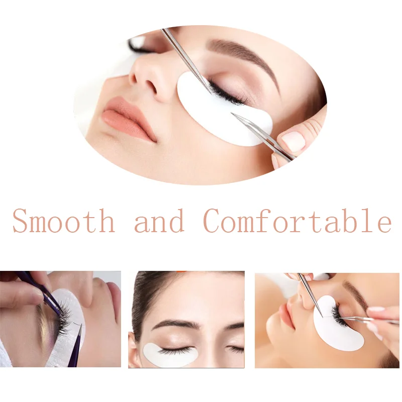 THINKSHOW 20\50\100 pairs/lot Eye Pads False Eyelashes Tool Hydrogel Eye Patches Face Mask Eyelashes Extension Tool False Lashes