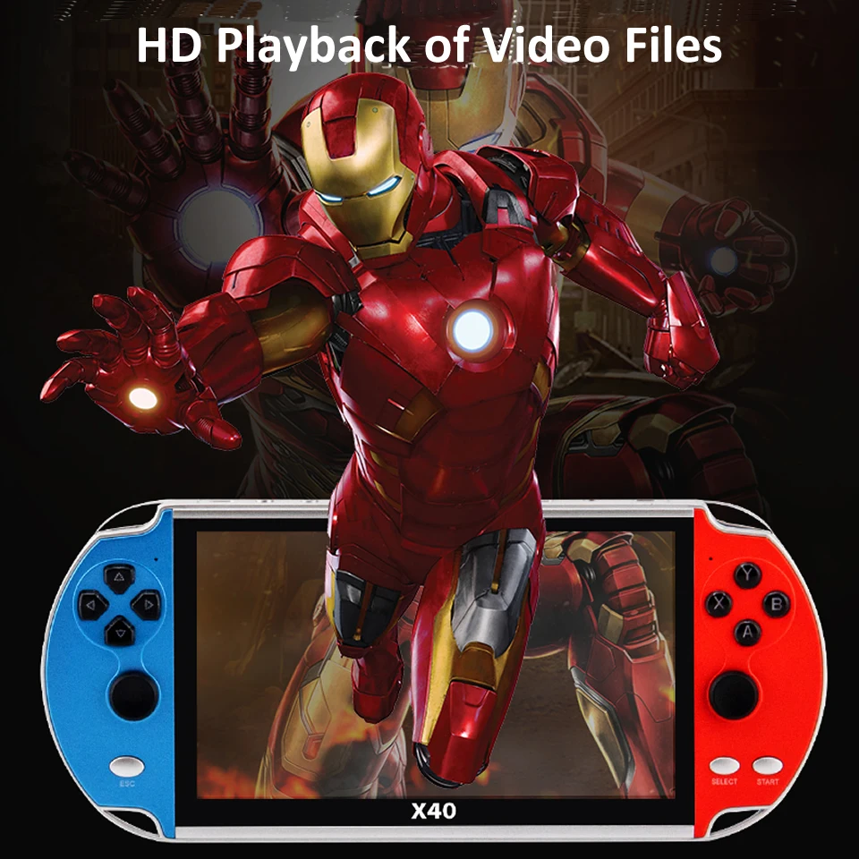 クニチカ　X40  7.0 インチ画面　 携帯 ゲーム コンソール X40携帯ゲーム機7.1インチ内蔵16グラムダブルロッカーポータブル