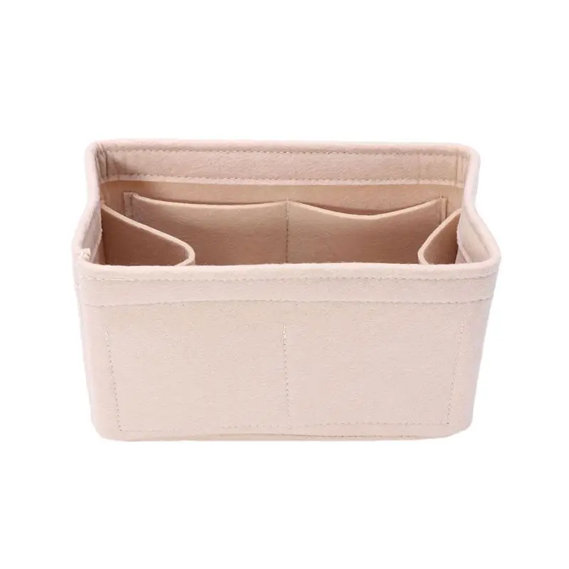 

Felt Insert Bag Makeup Handbag Organizer Travel Inner Purse Portable Cosmetic Bags Storage Tote