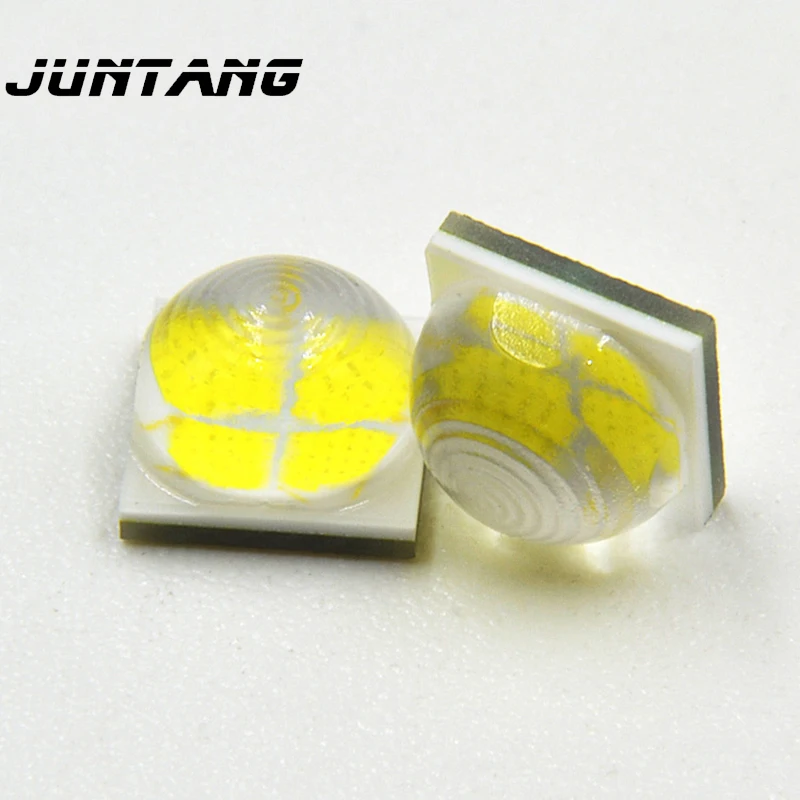 Linterna LED XHP50 de alta potencia para coche, luz de cerámica de 4 chips, alto brillo, cuentas blancas cálidas y sustrato de cobre, 20W