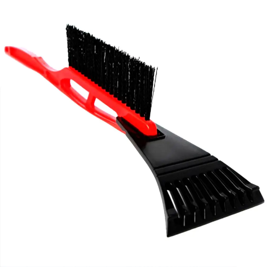 Winter Sneeuw Ijskrabber Borstel Stevige Grip Auto Vorst Remover Auto Sneeuwschuiver Voorruit En Window Cleaner Tool