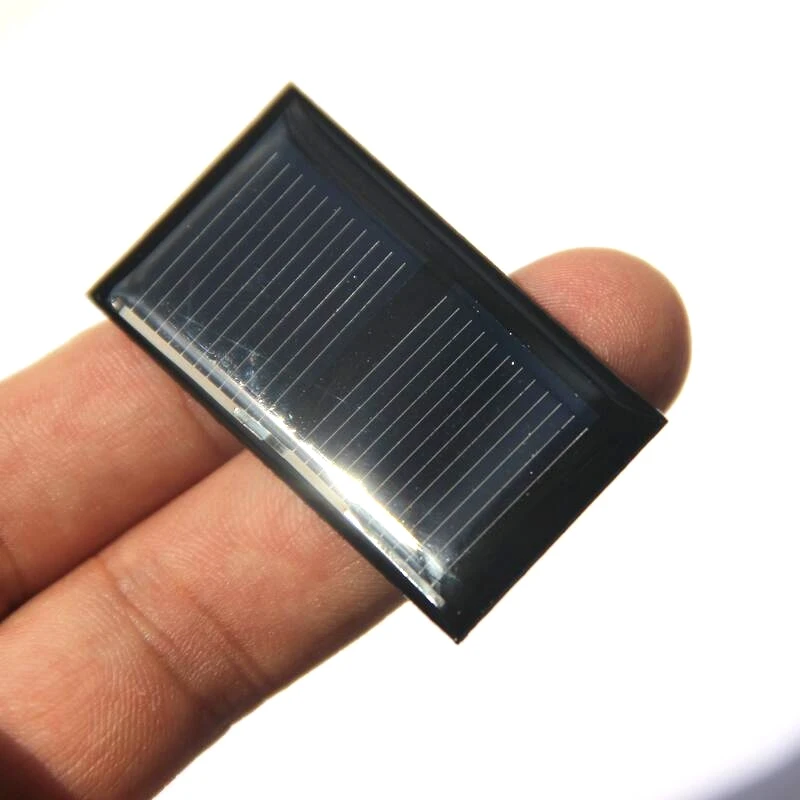 

100Pcs/Lot 0.125W 1V Mini Solar Panel Small Solar Cell Module for DIY Study Toys Led Lights Battery Micro Solar System 45*25MM