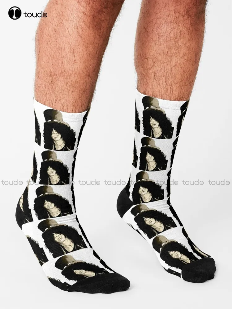 Guitarist Legendary America Socks Mens Funny Socks Personalized Custom Unisex Adult Teen Youth Socks 360° Digital Print