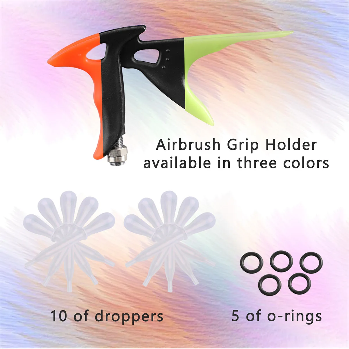 Airbrush Trigger Plastic Holder Handle Easy Grip with Ergonomic Hand Grip Airbrush Comfortable Use Tool Accessories