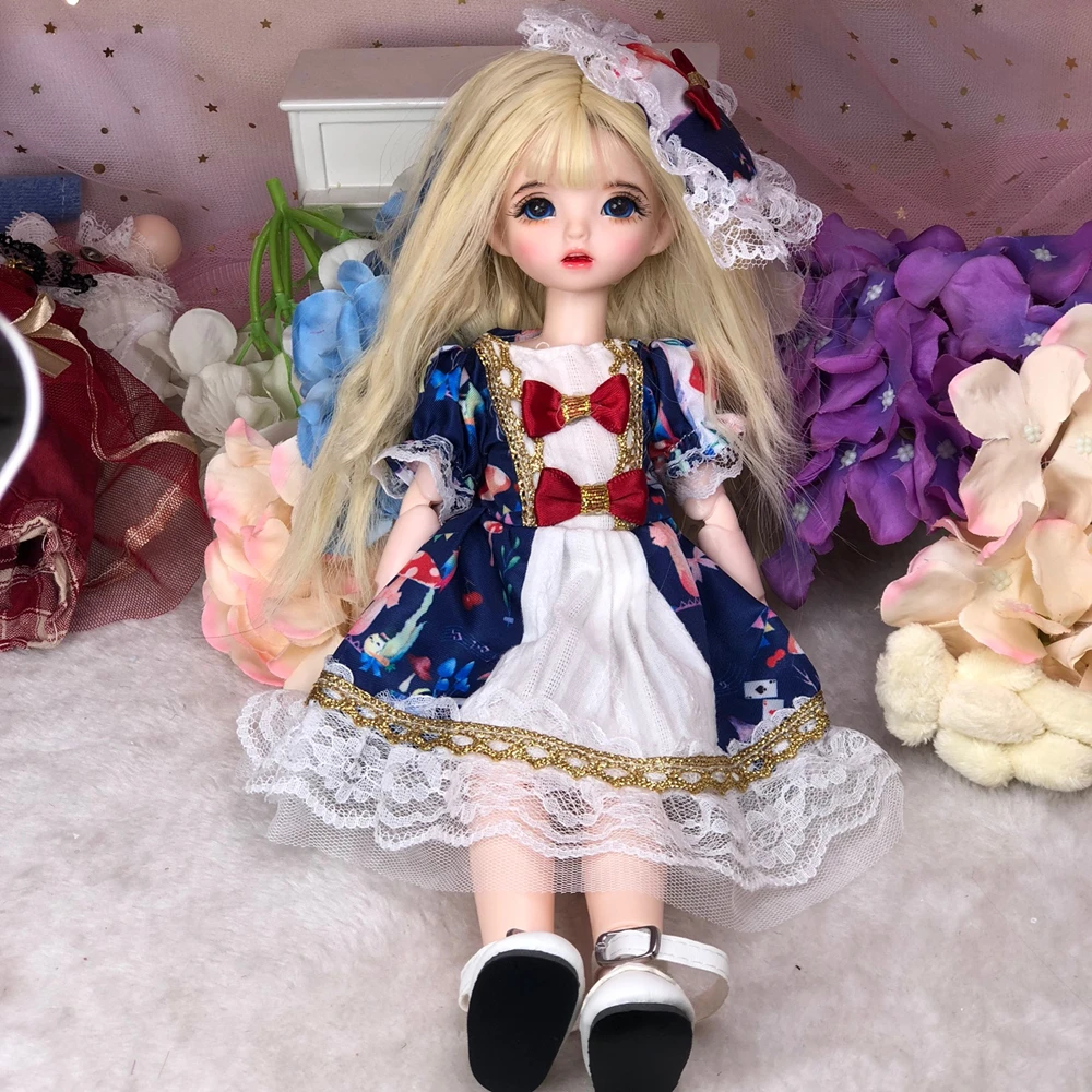 1/6スケールBJD 30cm 超可愛いプリンセスドール 絶妙な表情のドール 22関節ボディ フィギュアモデル おもちゃ 女の子 誕生日プレゼント