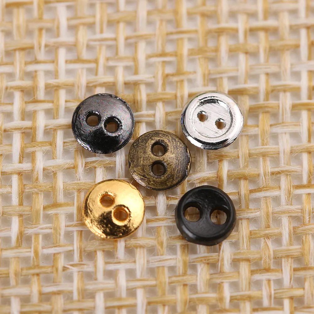 20/40/Pack 4mm Handmade Doll DIY Doll Clothes Mini Buttons Round Candy Color Buttons For Doll Toys Clothes Accessories
