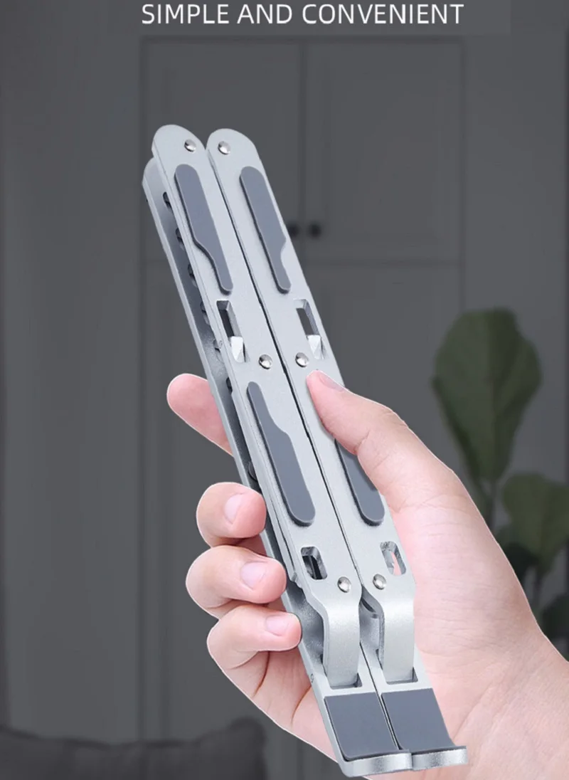 2 In 1 ABS Plastik Vertikal Penyimpanan Laptop Berdiri Desktop Tablet Pemegang Meja Ponsel Berdiri untuk IPad Macbook Pro Notebook