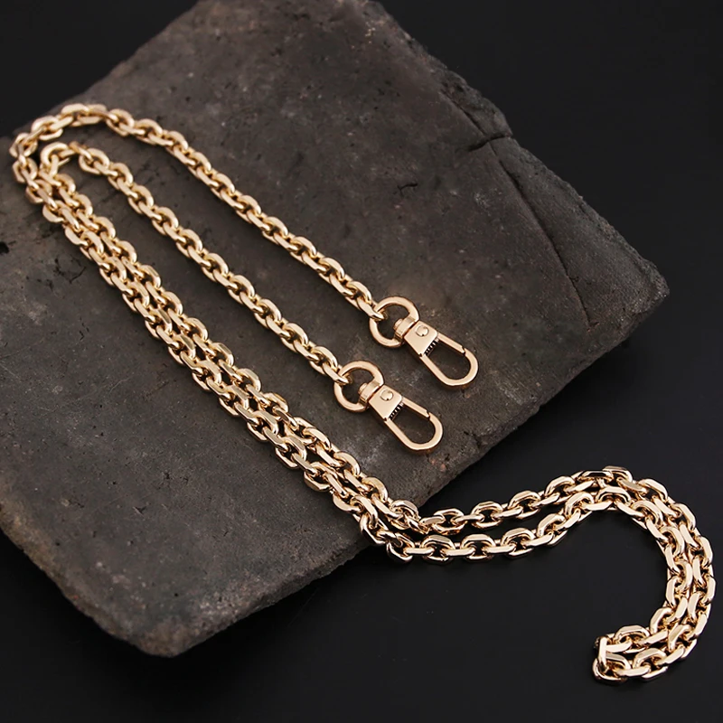 7.5mm Gold, Gun Black, Silver Replacement Purse Chain Shoulder Crossbody Strap for Small Handbag, Clutch Bags DIY O Chains