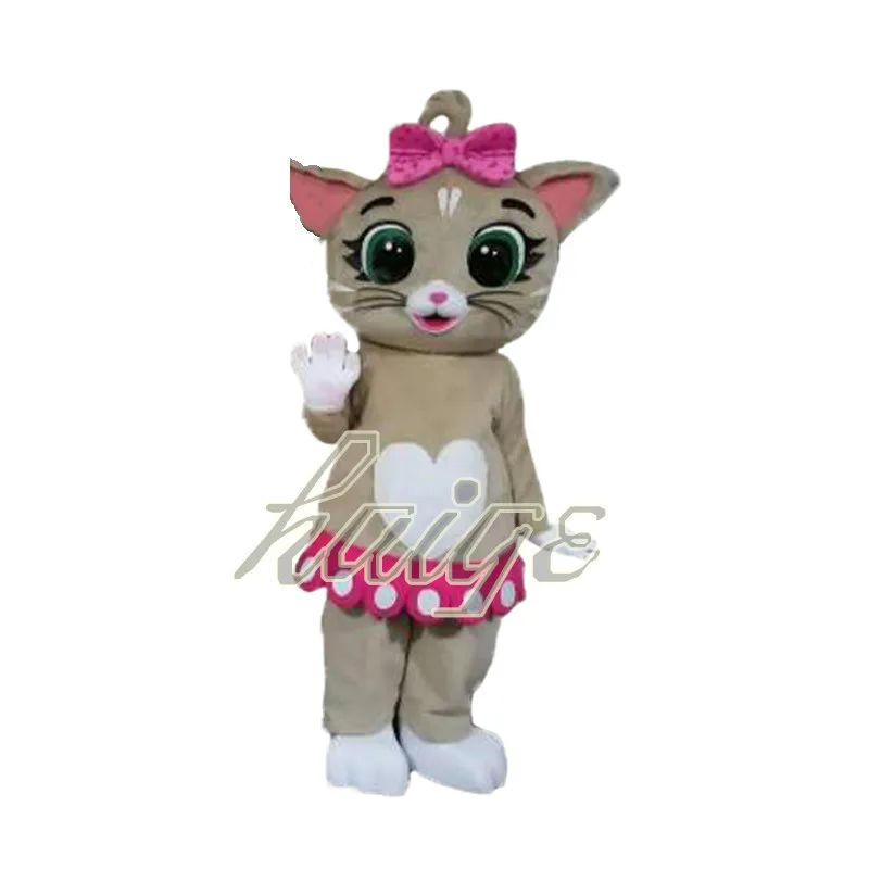 Hot Sale New Custom Made cat mascot cats Cosplay Mascot Costume For Adult Halloween Christmas birthday party Free Shipping