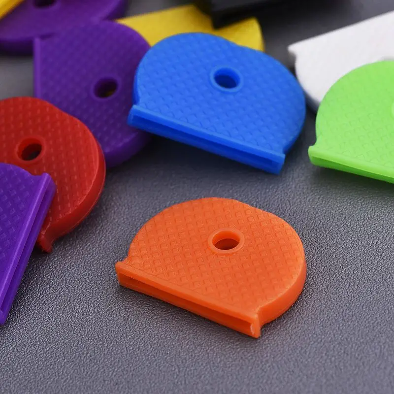 24 chiave Caps Con Flessibile Copertura di Chiave Per Una Facile Identificazione Di Chiavi Della Porta, Multicolor