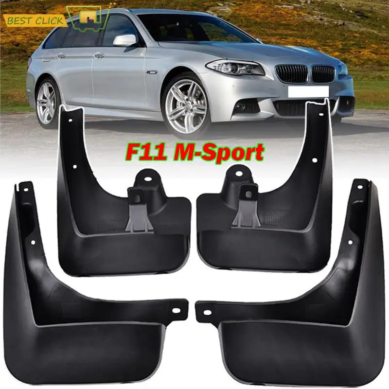 Front Rear Mud Flaps For BMW 5 Series Touring F11 528 535 550 M sport 2011 - 2017 Mudflaps Mud Flap Splash Guards Mudguards