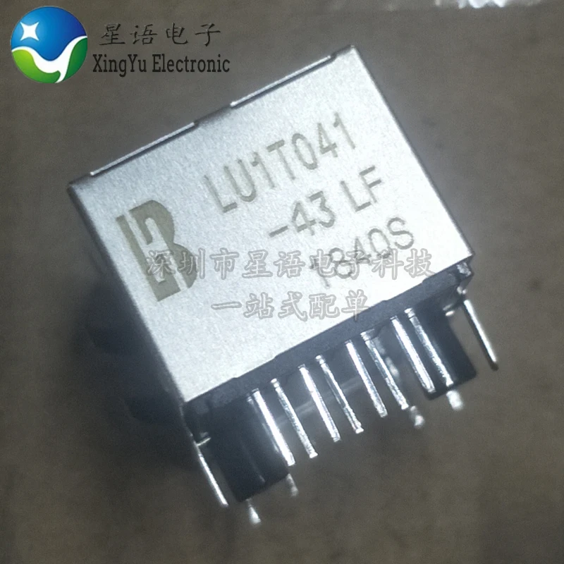 

LU1T041-43LF original RJ45 network interface socket with lamp built-in network transformer