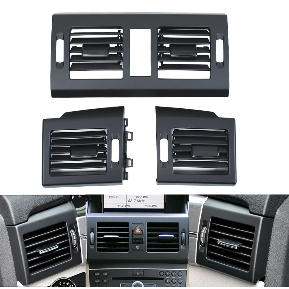 Front Rear Air Conditioning AC Vent Grille Cover Panel For Mercedes Benz X204 GLK Class 180 200 220 230 260 300 350 2008-2012