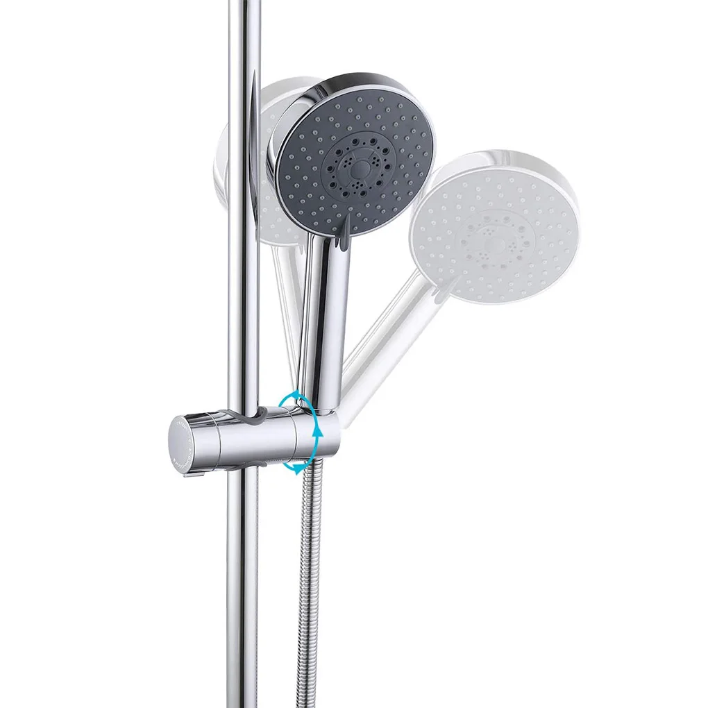 Soporte deslizante Universal para cabezal de ducha de mano, abrazadera deslizante para baño, ABS, 19-25MM, 25mm