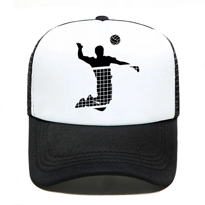 Men woman Unisex Baseball Cap Volleyballer Outdoor Sun Hat Adjustable Sports caps in Mesh Hat