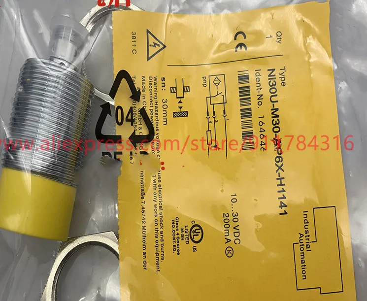 

3pcs New High quality TURCK Proximity switch NI30U-M30-AP6X-H1141 NI30U-M30-AN6X-H1141