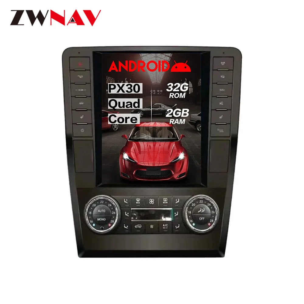 vertical screen Android 7.1 Car Multimedia Player For Mercedes-Benz GL-X164 / ML-W164 2005-2011 GPS radio stereo Head unit