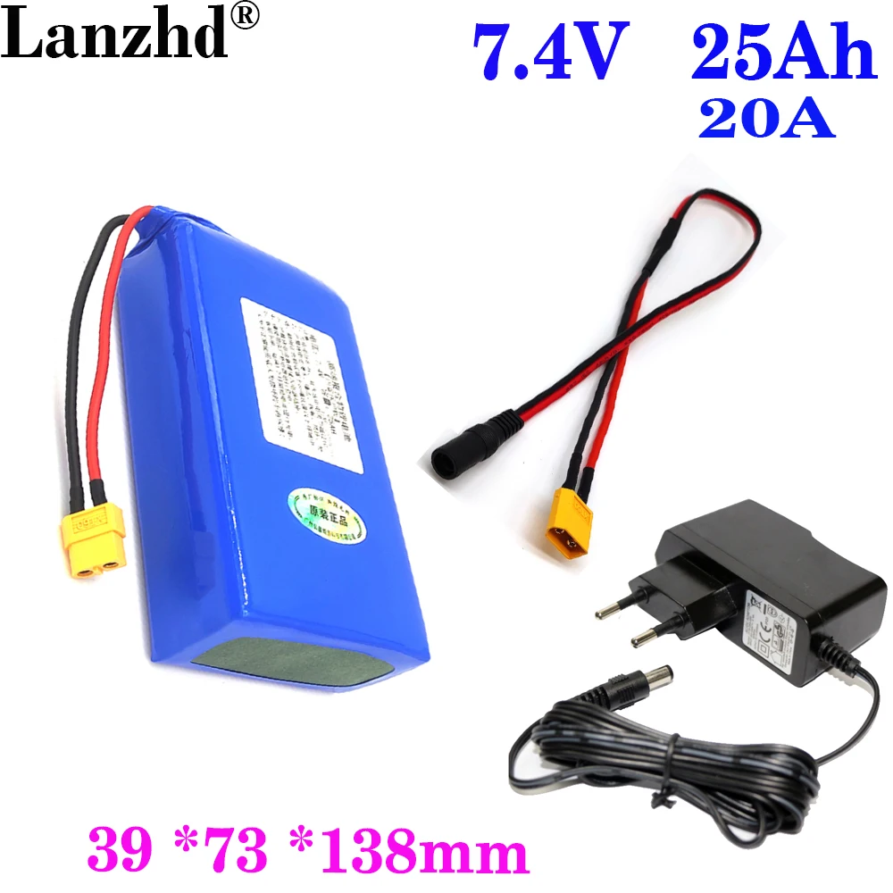 1-8PCS 3.7V 25AH Li polymer lithium ion battery 20A Li-ion battery for tablet pc 7 inch MP5 MP4 39*73*138mm