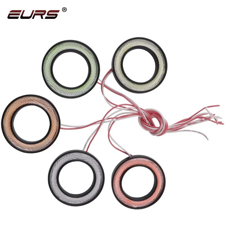 

1pcs LED Angel Eyes Bulb Halo Ring Lamp Car Daytime Running Light 64mm 76mm 89mm DRL Fog Light Styling Light Decorative Lights
