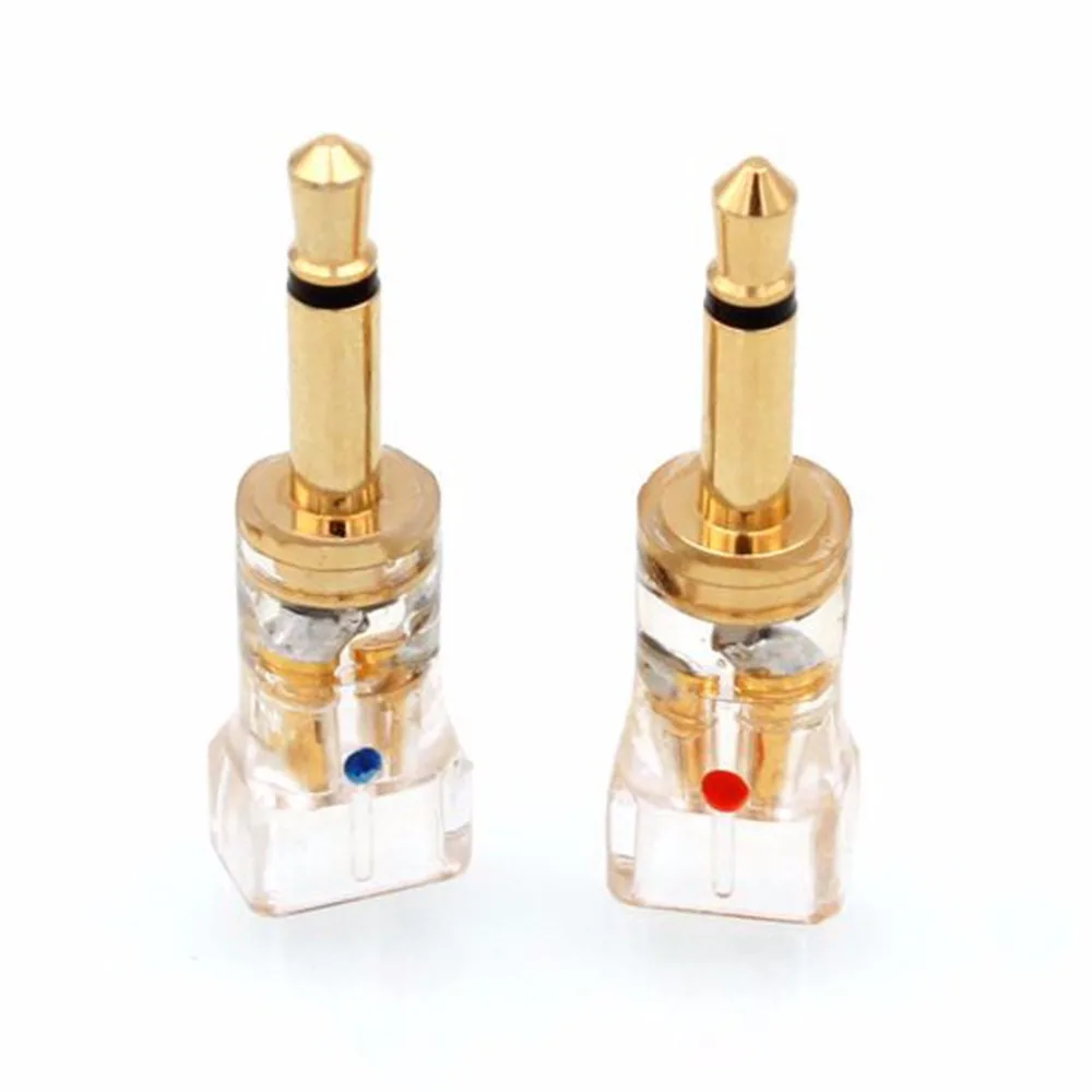 Pair MMCX/.78mm Female to 2.5mm Male Converter Adapter for HE1000 HE560 HE400i Oppo PM-1 PM-2 NightHawk Headphone