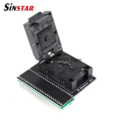 RT-BGA48-01 V2.0 BGA48 Adapter Socket for MX29GL640 S29GL064N NOR Offline Reading Writing Compatible with RT809H Programmer