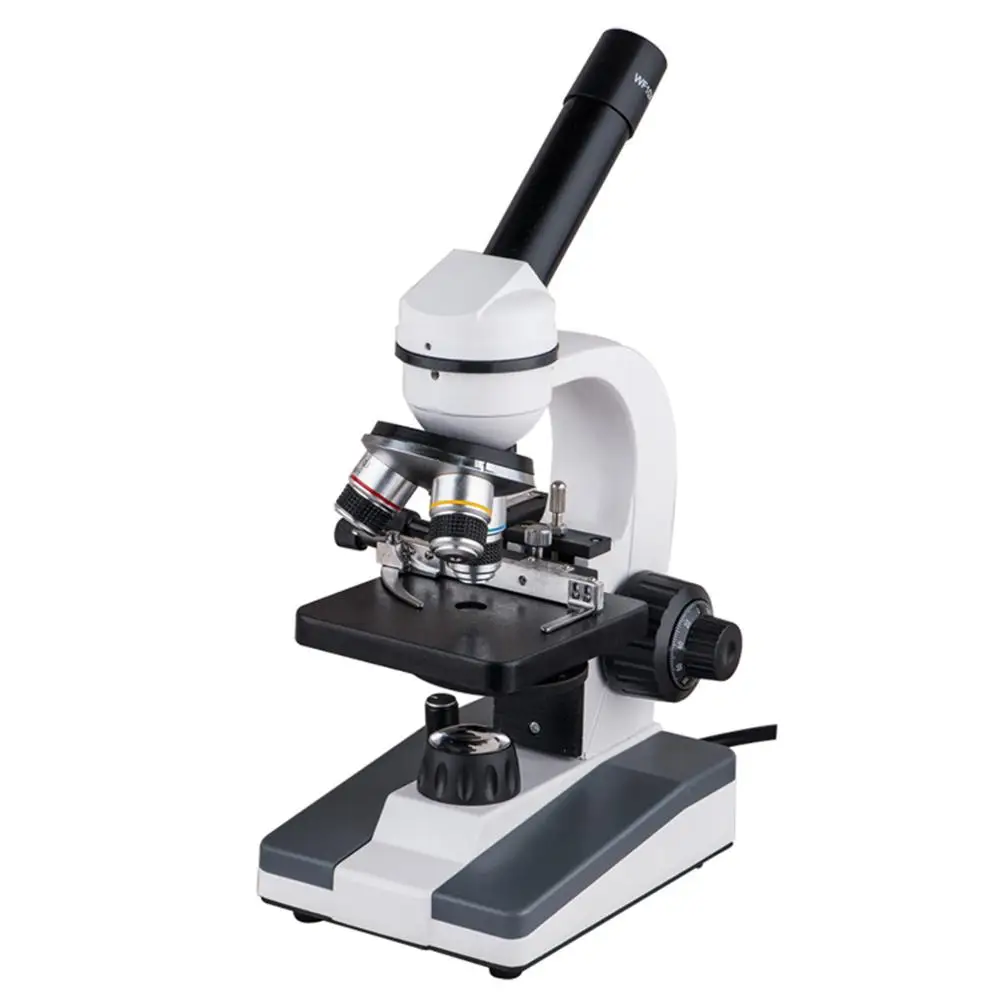 

XSP-116D 40X-640X Monocular Metal Biological Microscope as Children Gift with LED Light Microscopio