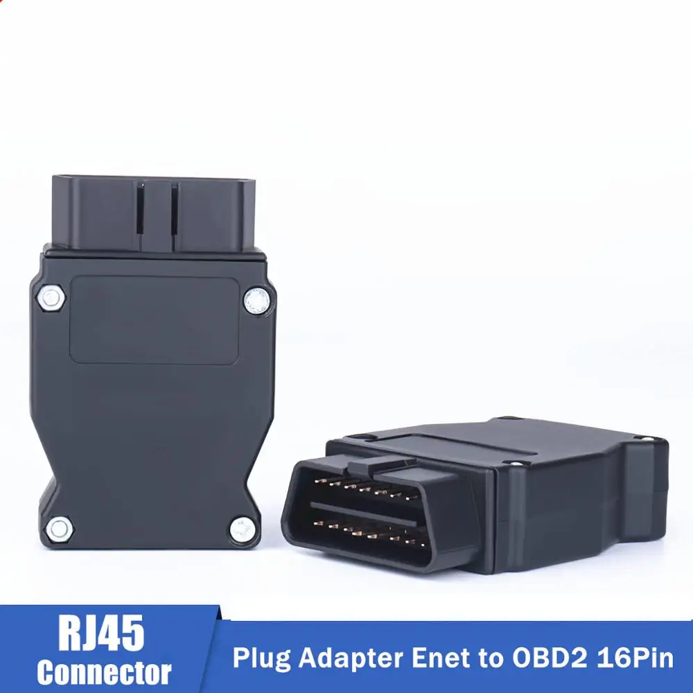 Miglior prezzo OBD OBDII adattatore spina Enet per BMW ENET Ethernet a OBD2 connettore a 16pin spina per BMW Car ICOM interfaccia di codifica