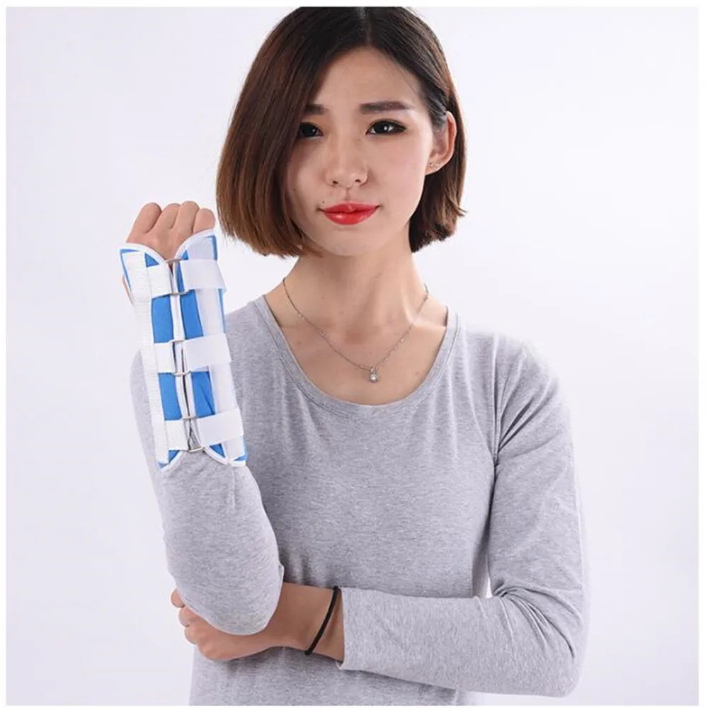 Blue Carpal Tunnel Wrist Supports Brace Lengthen Bandage Hand Wrist Protectors Adjustable Orthosis Hand Safety