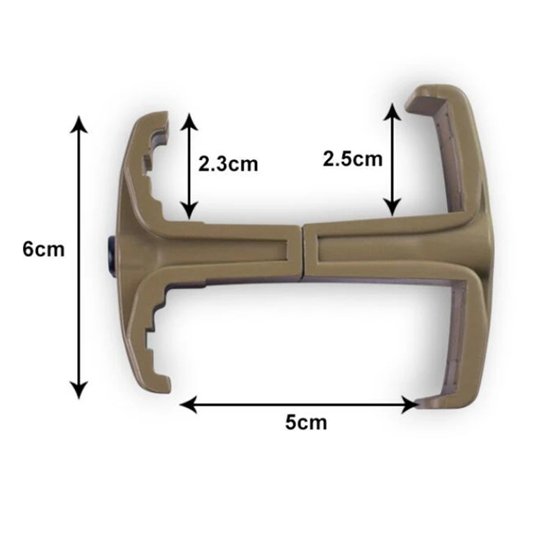 Soporte táctico AK/M4/PMAG/M16 para cargador, barril, linterna, abrazadera