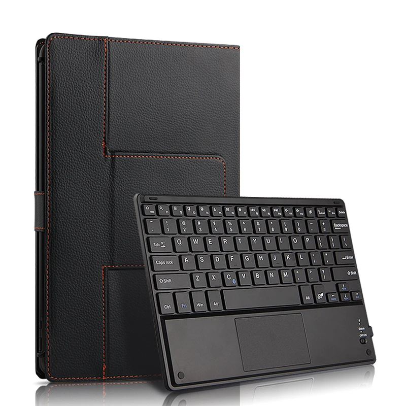 

Bluetooth Keyboard Stand PU Leather Protective Case for Lenovo Tab K10 TB X6C6X TB-X6C6F 10.3 Inch Tablet Keyboard Cover