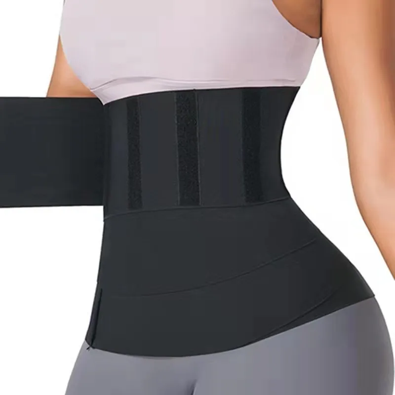 Waist Trainer Snatch Bandage Wrap Tummy Sweat Sauna Trimmer Belt For Women Belly Body Shaper Compression Band Weight Loss Sheath