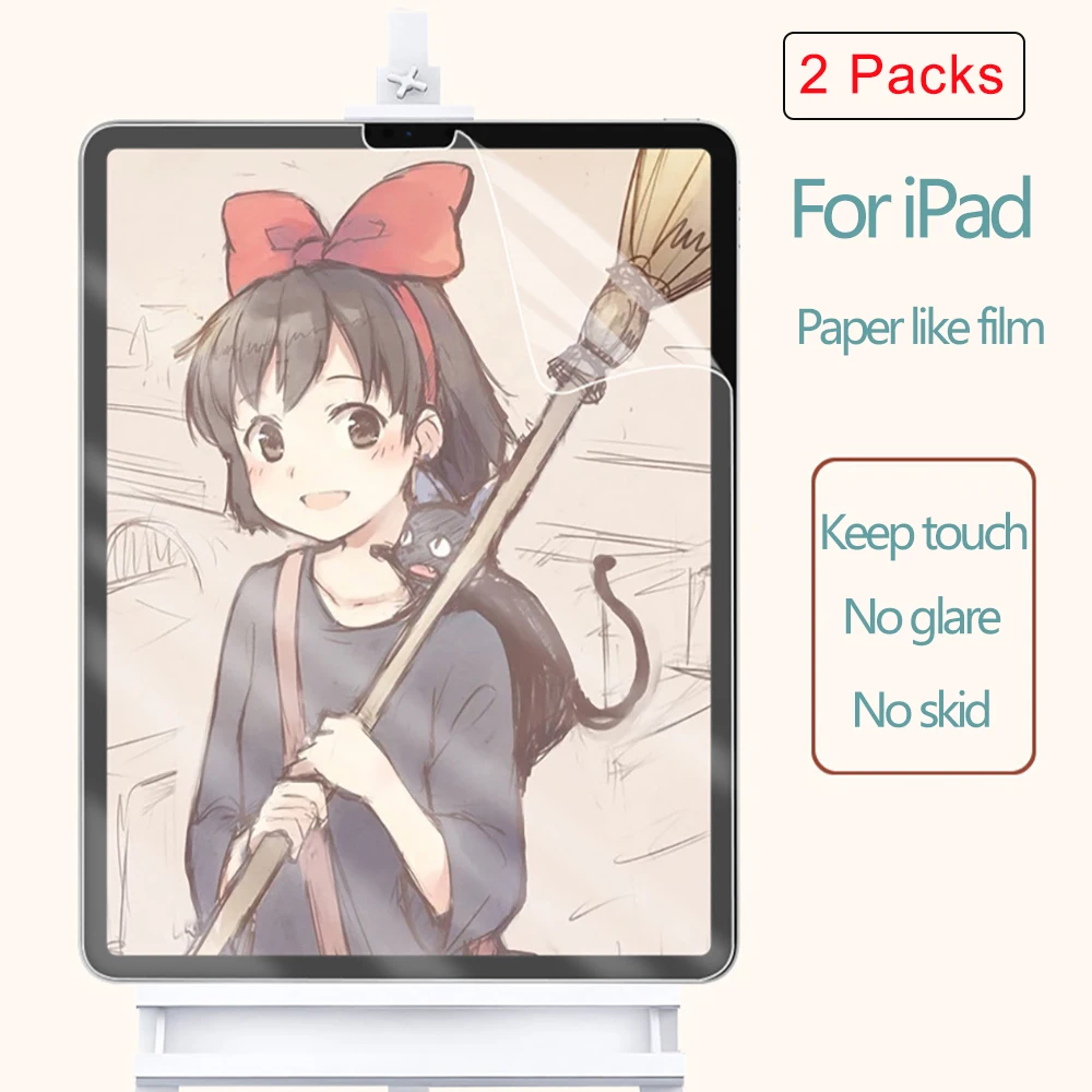 Like Writing on Paper Screen Protector For iPad Air 4 Pro 11 12.9 2021 2022 Air 5 10.2 10.5 Mini 6 Anti Glare Protective films