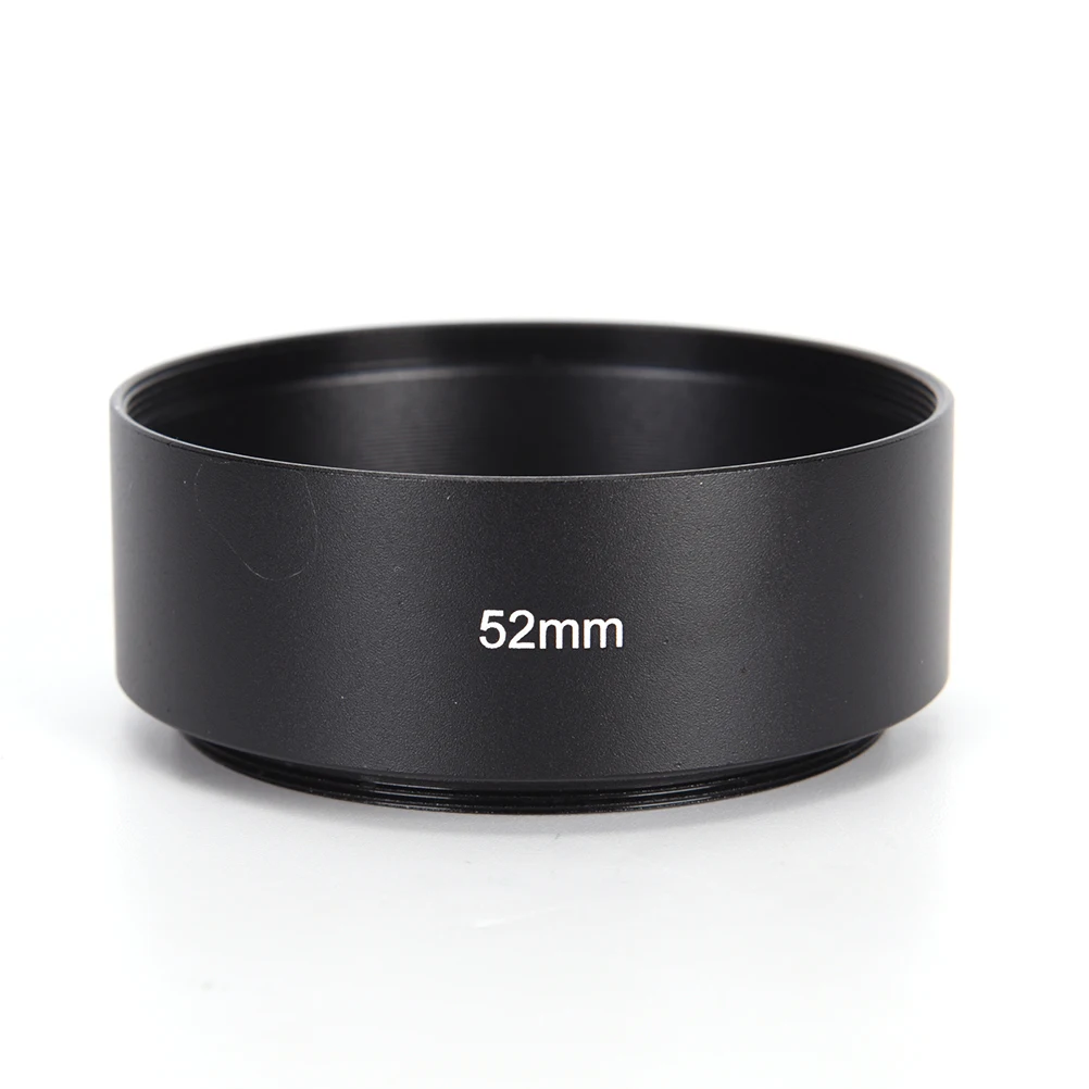 HOT 52mm Metal Camera Lens Hood For Canon Nikon 50mm F1.8 Tool Accessories