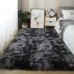 Alfombra nórdica suave y esponjosa para sala de estar, alfombrilla grande de felpa de 160x230 para sofás, dormitorio, habitación de niños, decoración del hogar