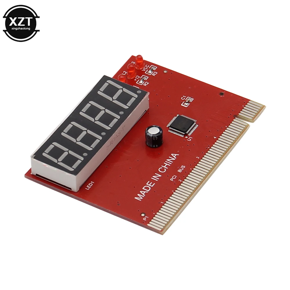 4-Digit Computer Motherboard Mini PCIE LPC Debug Post Card Digital PCI PCI-E LED Diagnostic Display Tester card Test PC Desktop
