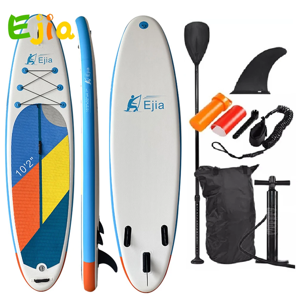 New Professional Stand Up Inflatable Sup Surfboard Paddle Boards Including Accessories  For All Skill Level