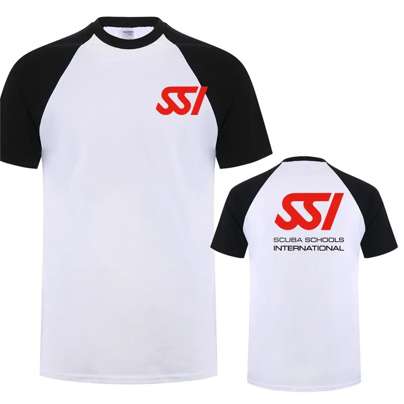 New Scuba Diving Dive SSI Man T Shirt Tee Summer Short Sleeve Cotton Tshirt Tops LH-294